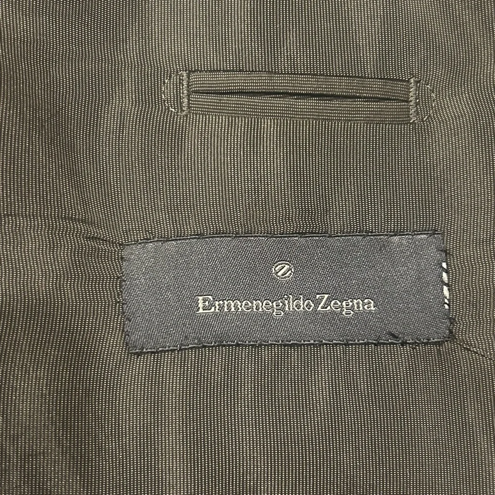 Ermenegildo Zegna Black Wool Blazer Jacket 3- Button Classic Fit, Size 42R, Mens